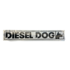 Premium Large Diesel Dog Window Sticker Decal 800 x 115mm