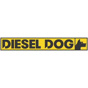 Premium Large Diesel Dog Window Sticker Decal 800 x 115mm