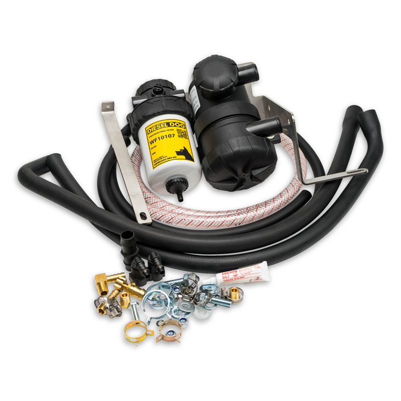 90006 - Dual Fuel Filter/Catch Can Kit - Ford Ranger PX1, 2 & 3, 3.2L ...